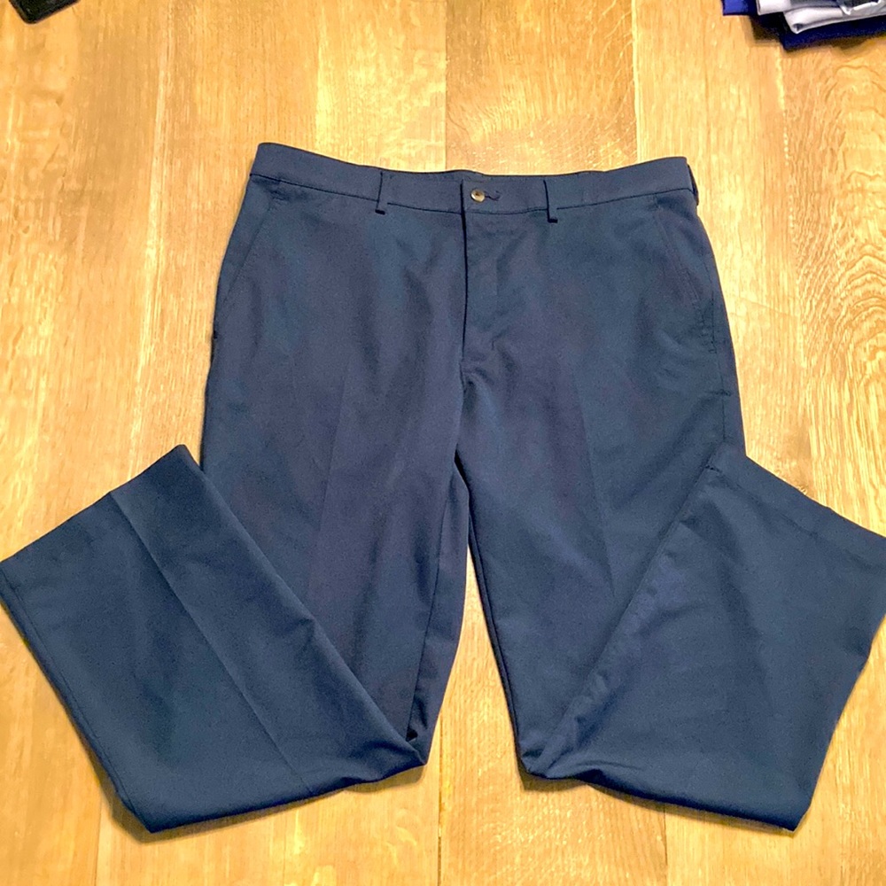 Haggar Navy Blue Golf Pants 36x30